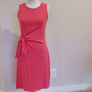 Talbot's, Sleeveless, lite weight summer dress, sz S.  Orange/Red in color.